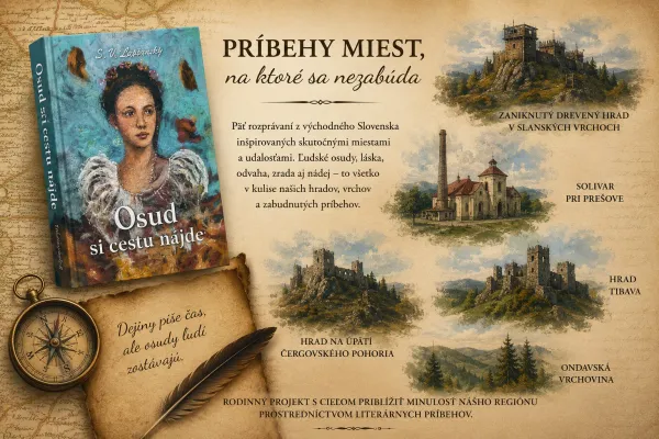 Zabudnuté miesta východného Slovenska ožívajú v poviedkach
